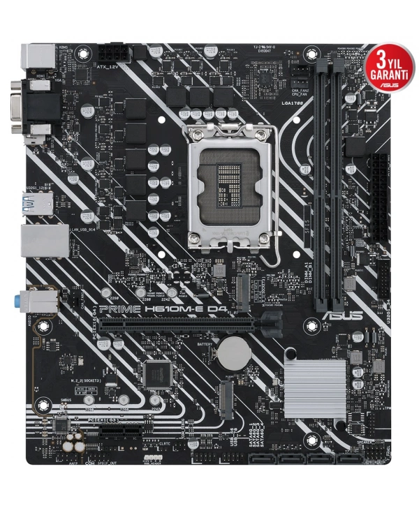 ASUS PRIME H610M-E DDR4 3200(OC) VGA HDMI DP M.2 mATX 1700p