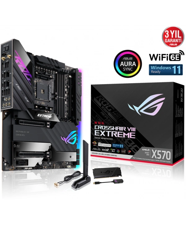 ASUS ROG CROSSHAIR VIII EXTREME X570 DDR4 4800Mhz(OC) E-ATX AM4