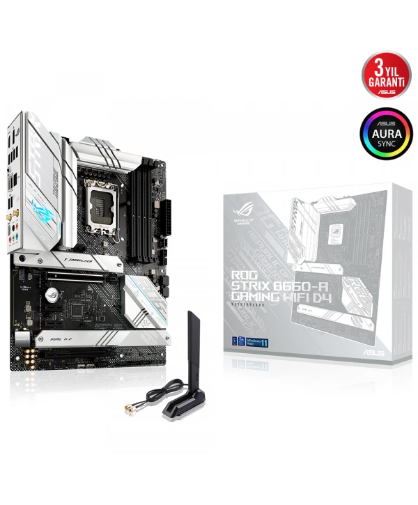 ASUS ROG STRIX B660-A GAMING WIFI D4 5333MHz(OC) M.2 HDMI DP ATX 1700p