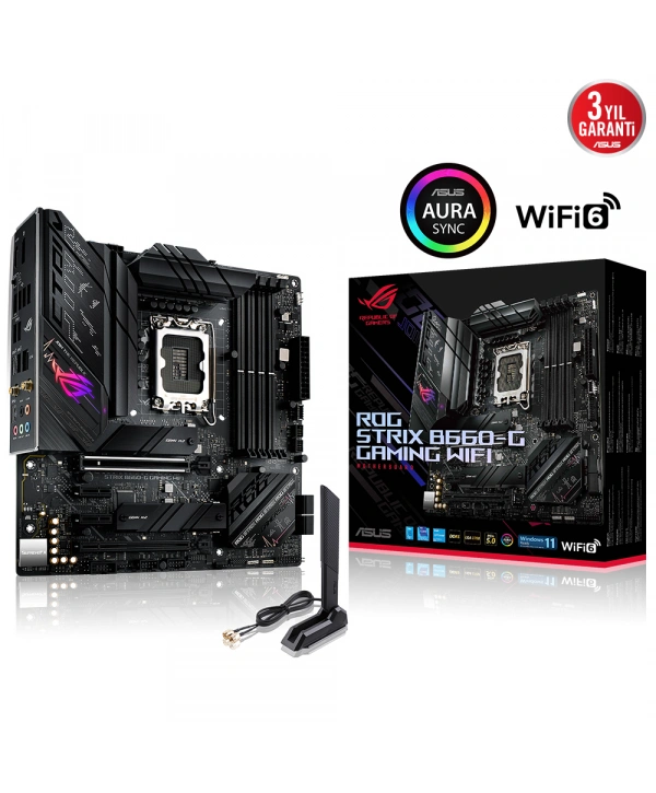 ASUS ROG STRIX B660-G GAMING WIFI 6000Mhz(OC) HDMI DP M.2 mATX 1700p