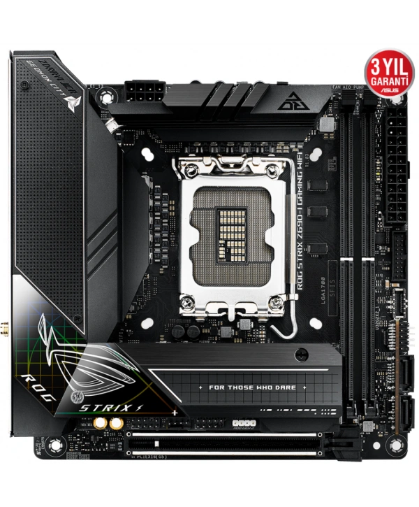 ASUS ROG STRIX Z690-I GAMING WIFI DDR5 6400Mhz(OC) HDMI M.2 Mini ITX 1700p