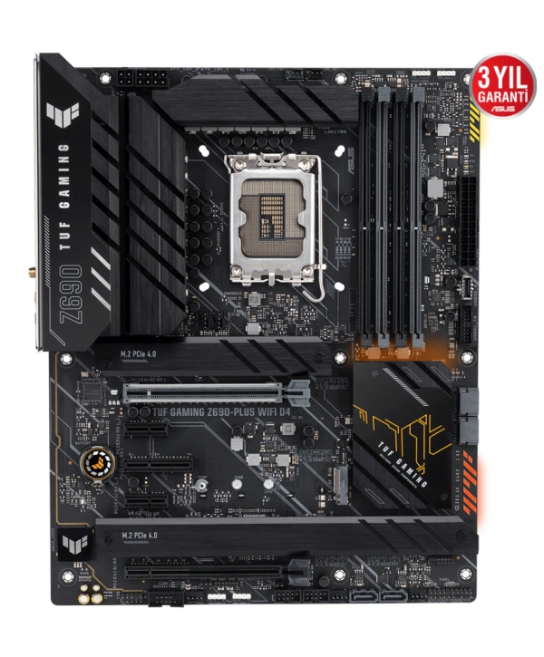 ASUS TUF GAMING Z690-PLUS WIFI D4 5333Mhz(OC) HDMI DP M.2 ATX 1700p