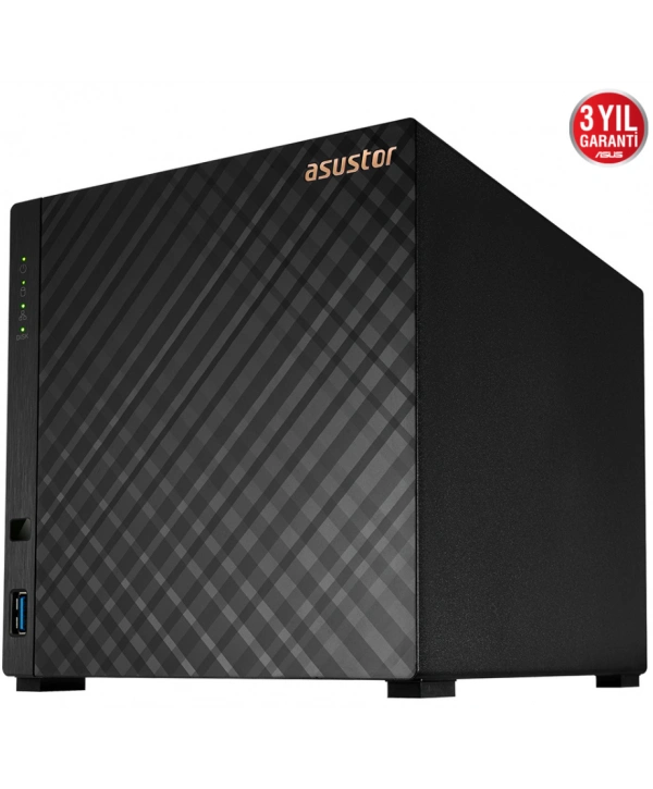 ASUSTOR AS1104T 4 SLOT 1GB DDR4 3.5 NAS DEPOLAMA ÜNİTESİ