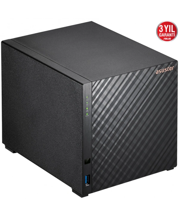 ASUSTOR AS1104T 4 SLOT 1GB DDR4 3.5 NAS DEPOLAMA ÜNİTESİ