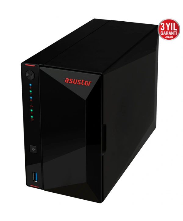 ASUSTOR AS5202T 2 SLOT 2GB DDR4 3.5 NAS DEPOLAMA ÜNİTESİ