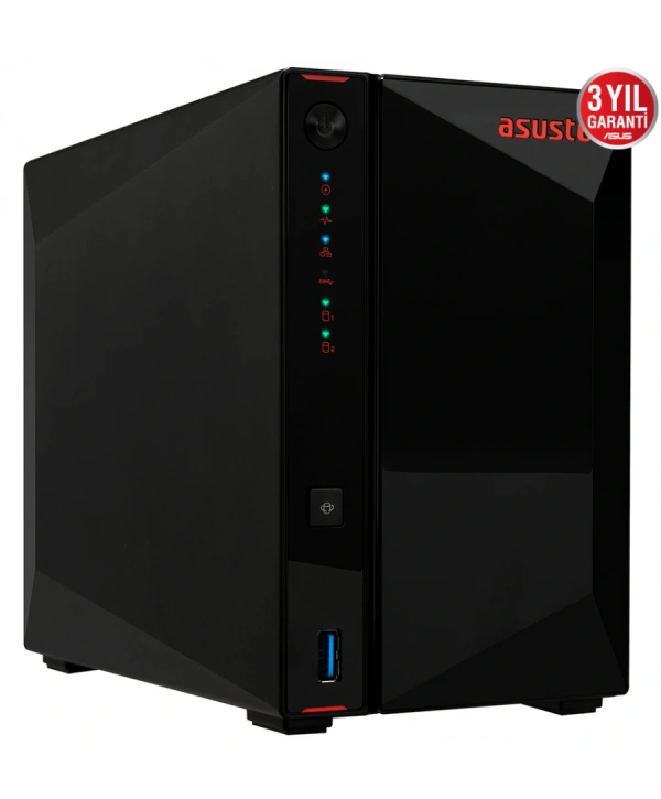 ASUSTOR AS5202T 2 SLOT 2GB DDR4 3.5 NAS DEPOLAMA ÜNİTESİ