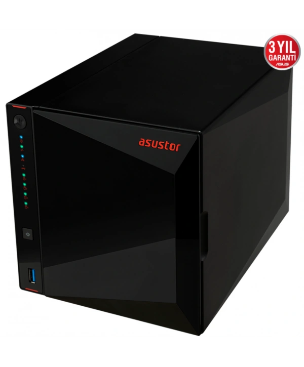 ASUSTOR AS5304T 4 SLOT 4GB DDR4 3.5 NAS DEPOLAMA ÜNİTESİ