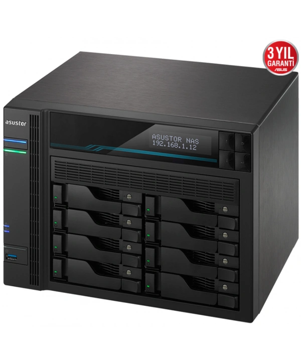 ASUSTOR AS6508T 8 SLOT 8GB DDR4 3.5 NAS DEPOLAMA ÜNİTESİ