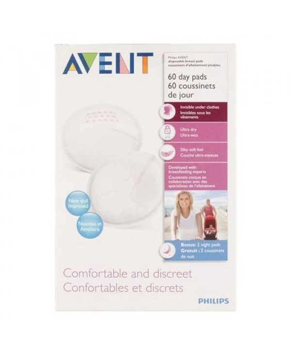 Avent Tek kullanımlık Göğüs Pedi 60lı