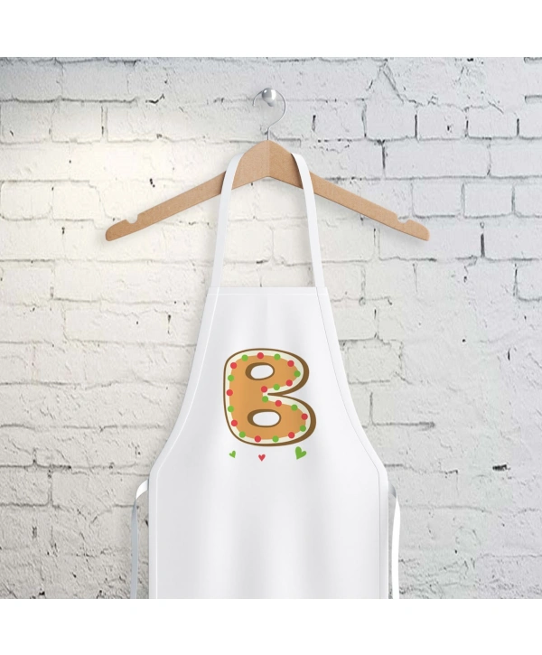 B Harfi Tasarımlı Mutfak Önlüğü