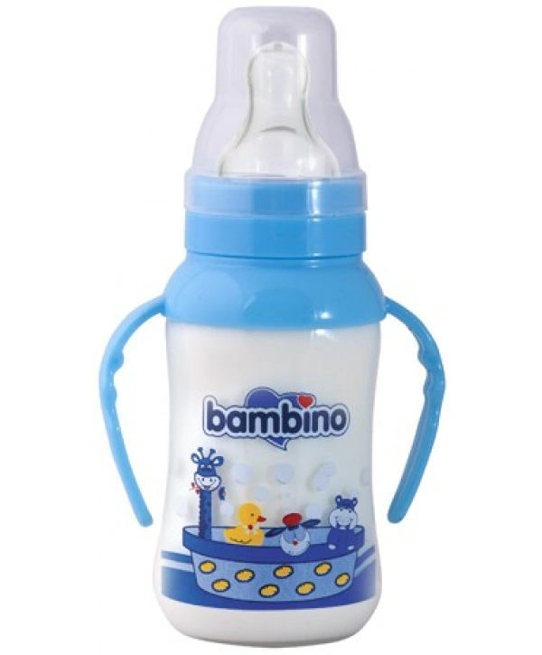 Bambino Geniş Ağızlı Kulplu No:1 Biberon 250 Ml.
