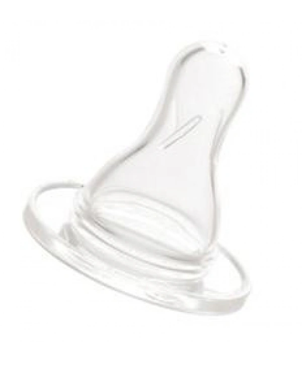 Bebedor Standart Biberonlar İçin Silikon Uçlu Biberon Emziği 3-6 Ay