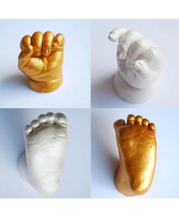 Bebek - Çocuk El - Ayak İzi Minik Heykel Seti