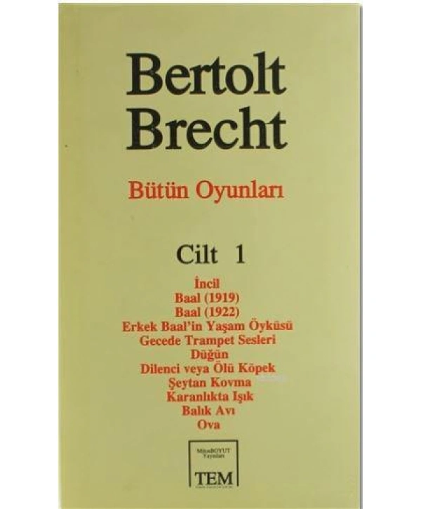 Bütün Oyunları Cilt: 1