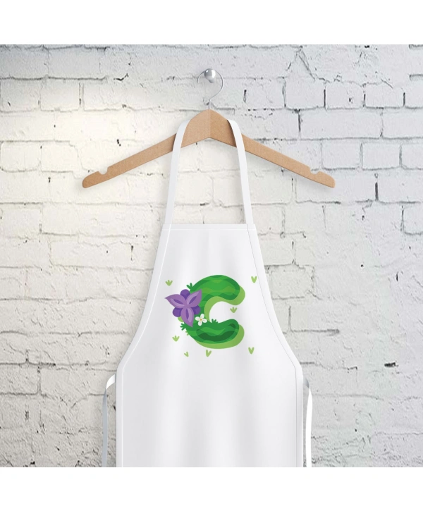 C Harfi Tasarımlı Mutfak Önlüğü