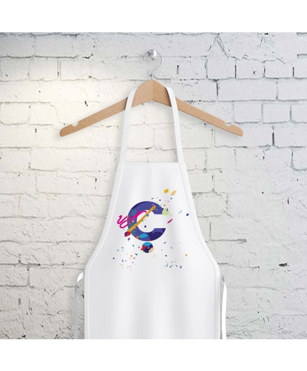 Ç Harfi Tasarımlı Mutfak Önlüğü