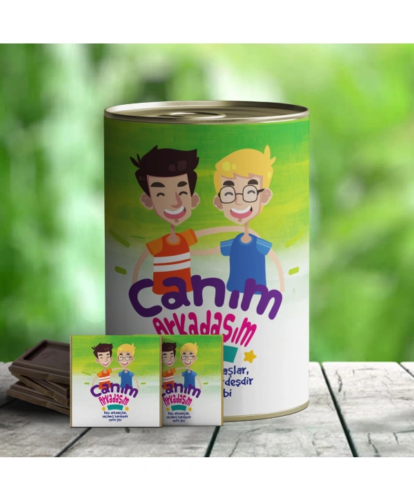 Canım Arkadaşım Temalı Hediye Konservesi