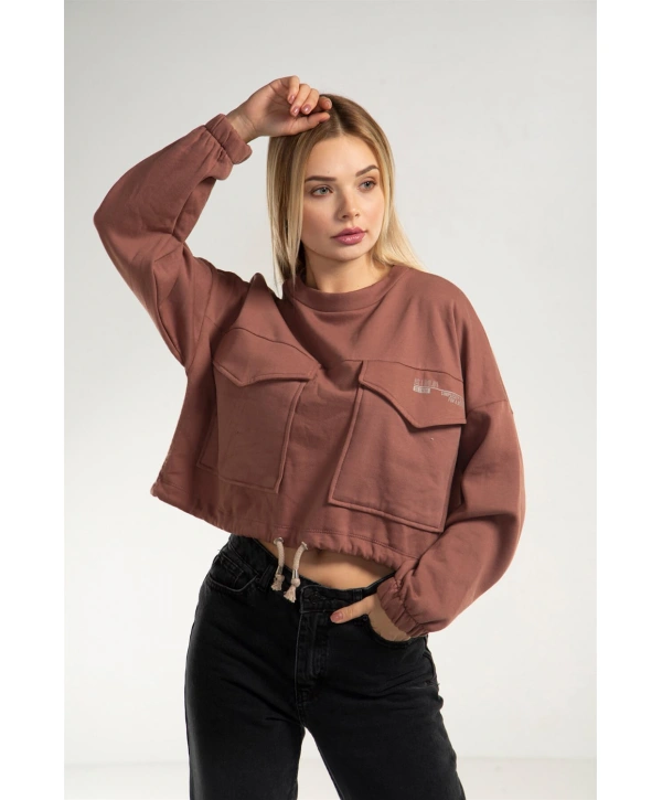 Cepli Crop Sweatshirt - TOPRAK