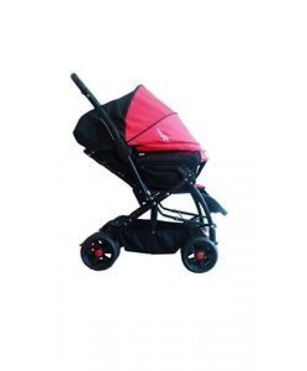 Comfymax Çift Yönlü Bebek Arabası - Kırmızı