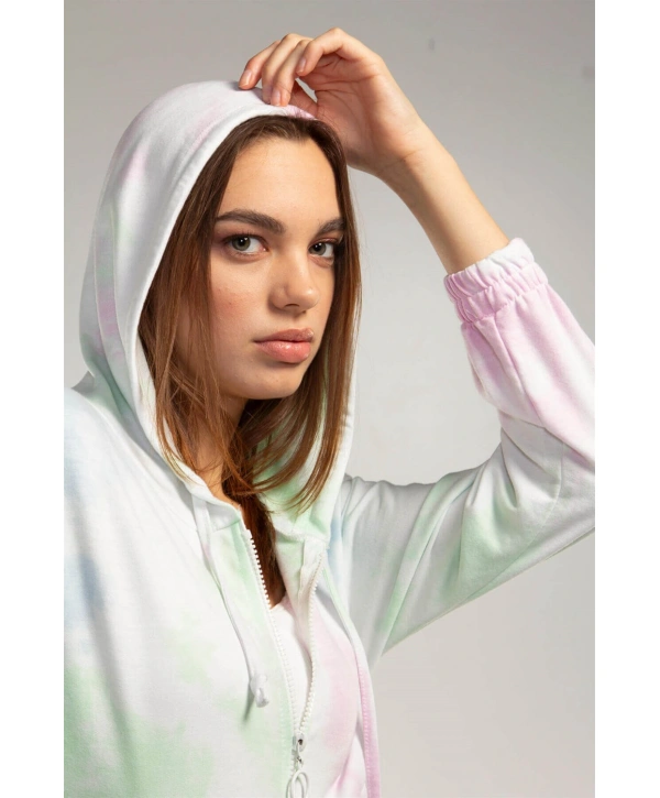 Crop Eşofman Üstü- RENKLİ