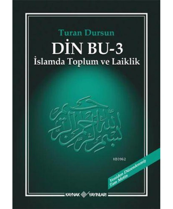 Din Bu - 3; İslamda Toplum ve Laiklik