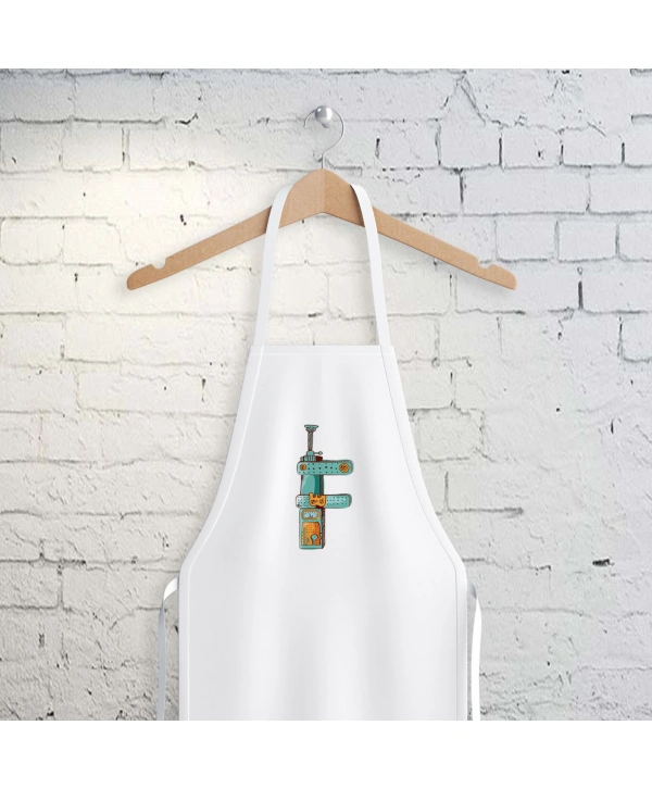 F Harfi Tasarımlı Mutfak Önlüğü
