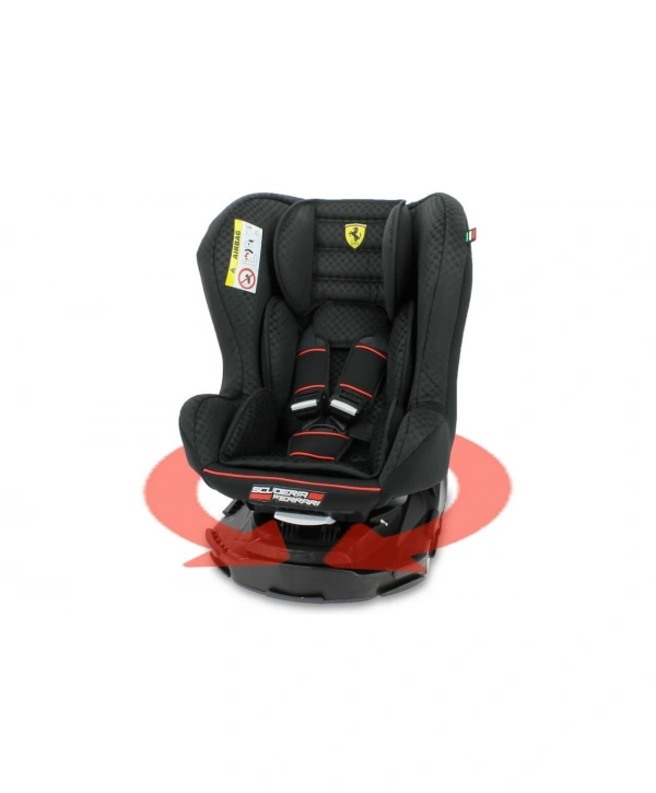 Ferrari Revo 0-25 Kg 360 Derece Dönebilen Oto Koltuğu - Siyah 3507460080247