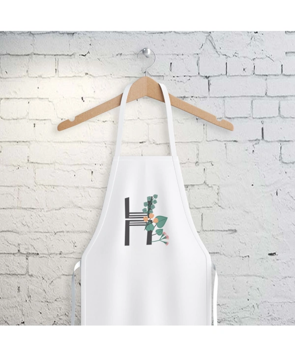 H Harfi Tasarımlı Mutfak Önlüğü