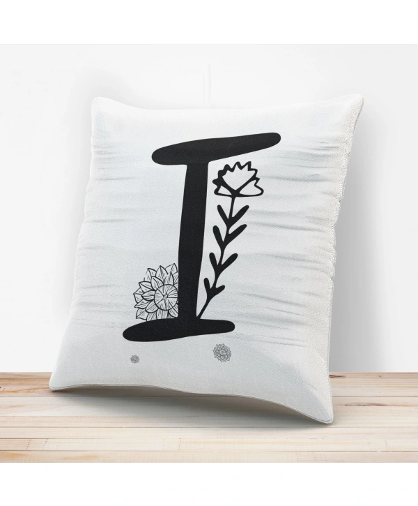 I Harfi Tasarımlı Yastık Kılıfı