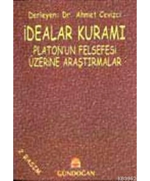 İdealar Kuramı; Platonun Felsefesi Üzerine Araştırmalar