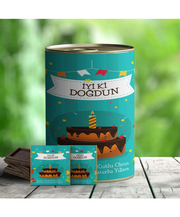 İyi ki Doğdun İlginç Çikolata Konservesi