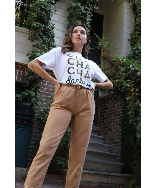 Jogger Pantolon- SÜTLÜ KAHVE