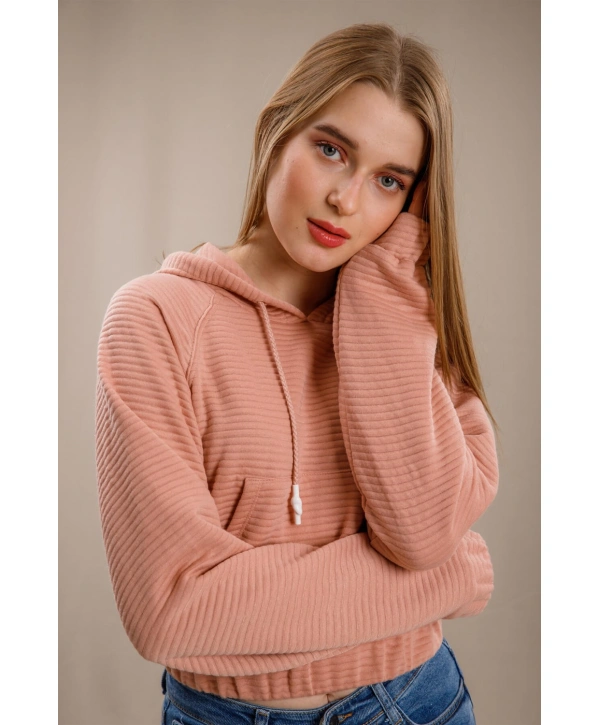 Kanguru Cepli Sweatshirt - PUDRA