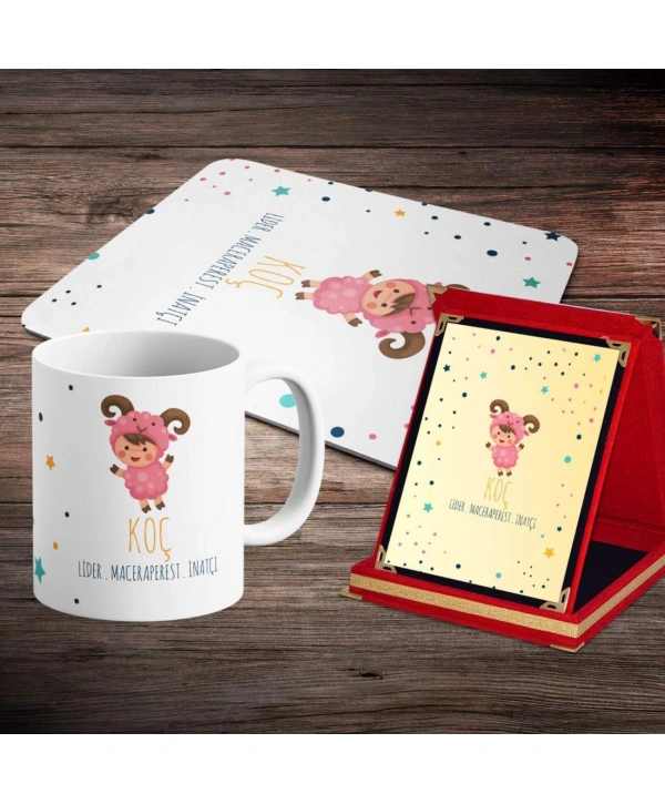 Koç Burcuna Özel Tasarım Sevimli Hediye Seti