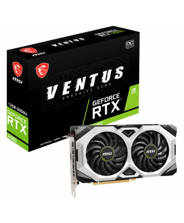 MSI GEFORCE RTX 2060 VENTUS 12G OC 12GB GDDR6 HDMI DP 192Bit