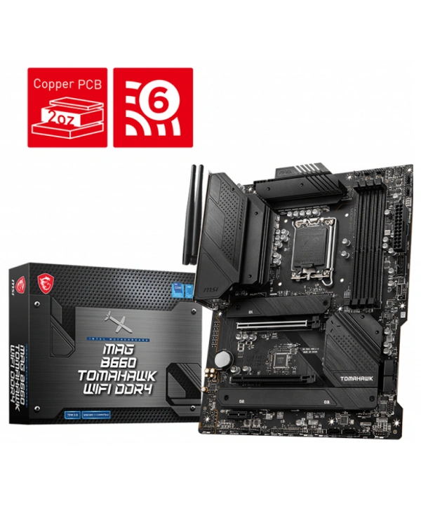 MSI MAG B660 TOMAHAWK WIFI DDR4 4800(OC) ATX 1700p