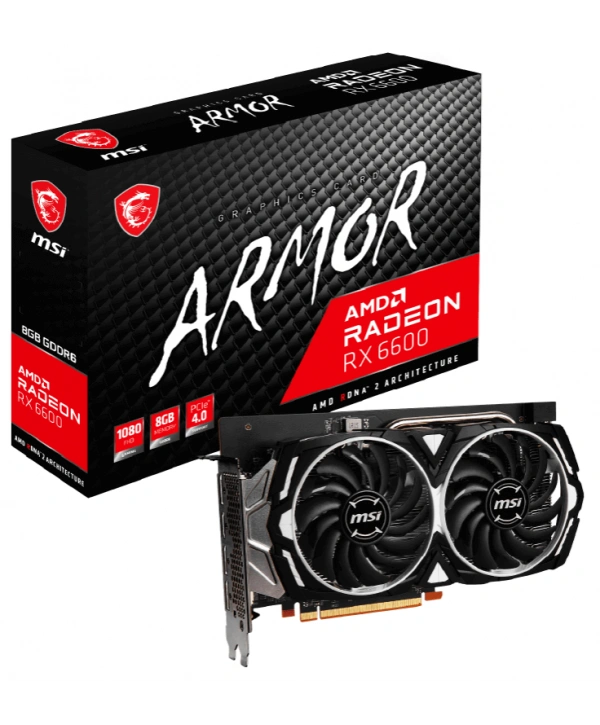 MSI RADEON RX 6600 ARMOR 8G GDDR6 HDMI 3XDP 128BİT