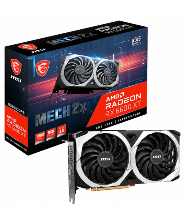 MSI RADEON RX 6600 XT MECH 2X 8G OC 8GB GDDR6 HDMI 3XDP 128BİT