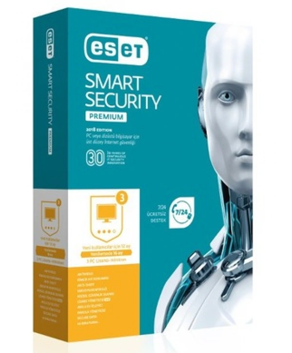 NOD32 ESET SMART SECURITY PREMIUM 1 KULLANICI 1YIL