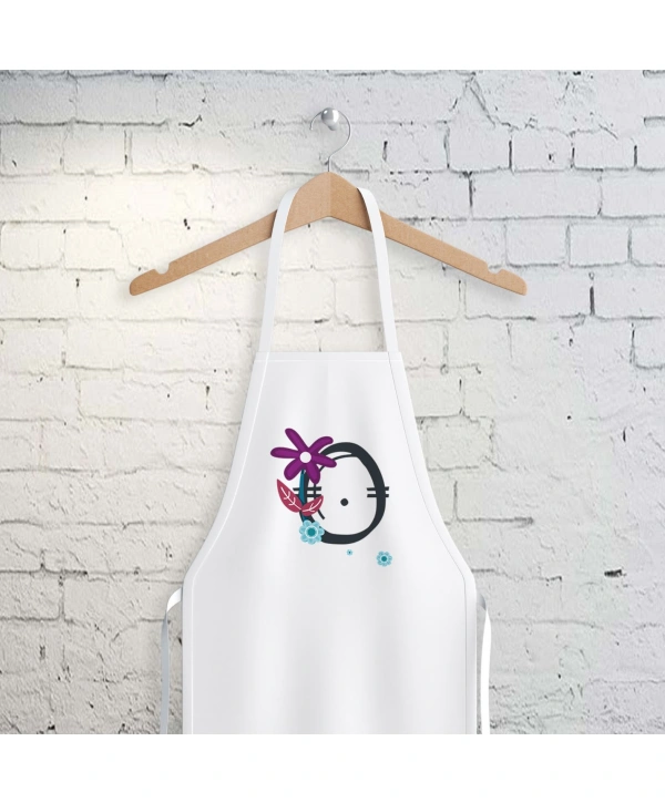 O Harfi Tasarımlı Mutfak Önlüğü