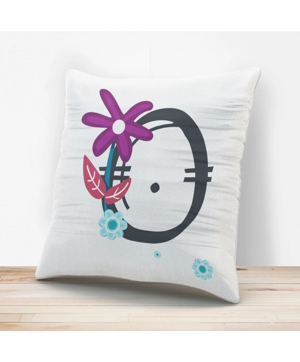 O Harfi Tasarımlı Yastık Kılıfı