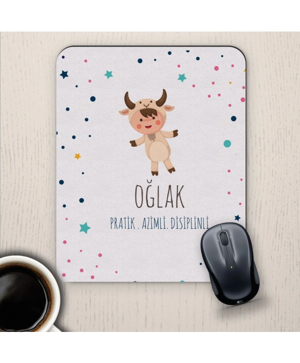 Oğlak Burçlarına Özel Sevimli Mouse Pad
