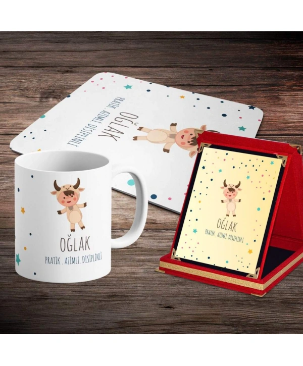 Oğlak Burcuna Özel Tasarım Sevimli Hediye Seti