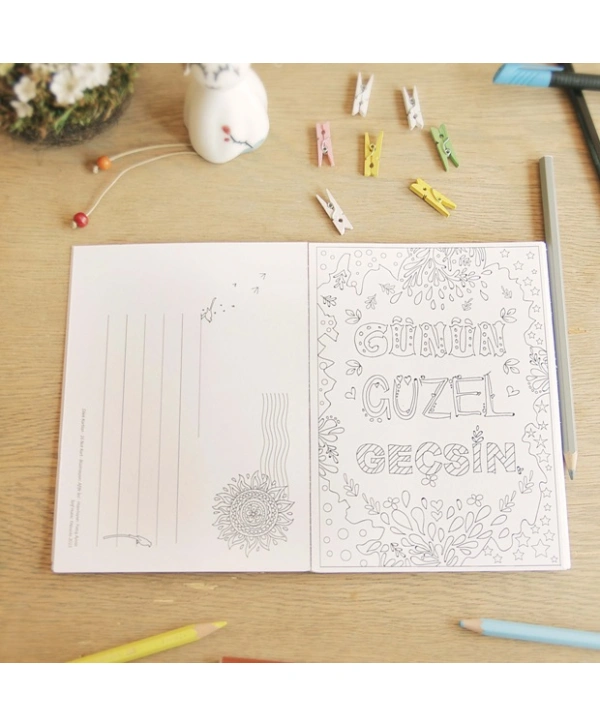 Özel Tasarım Boyama Dilek Kartları