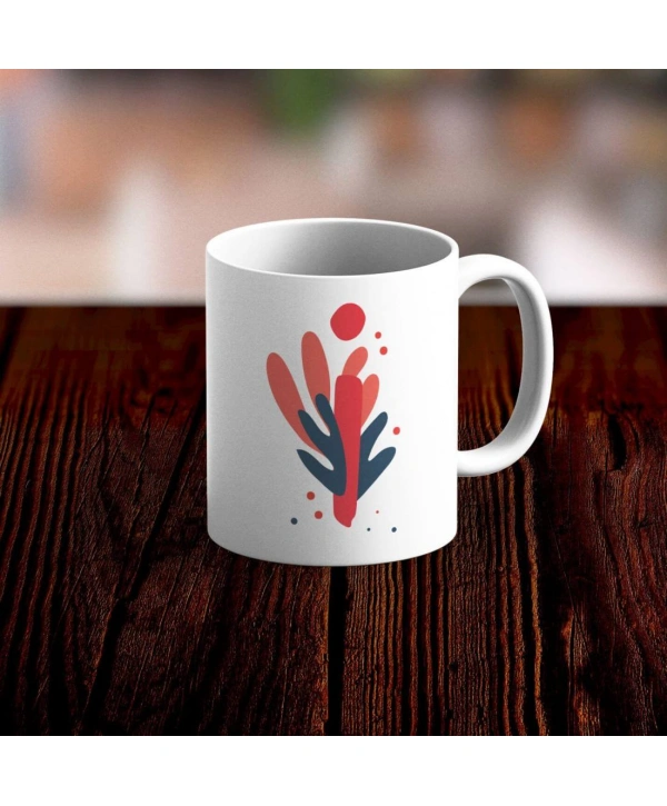 Özel Tasarım İ Harfi Beyaz Kupa Bardak