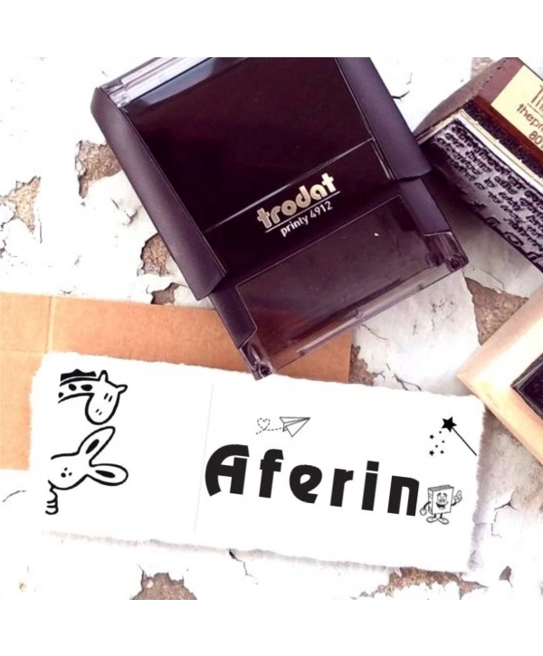 Özel Tasarım Öğretmen Aferin Kaşeleri - D5