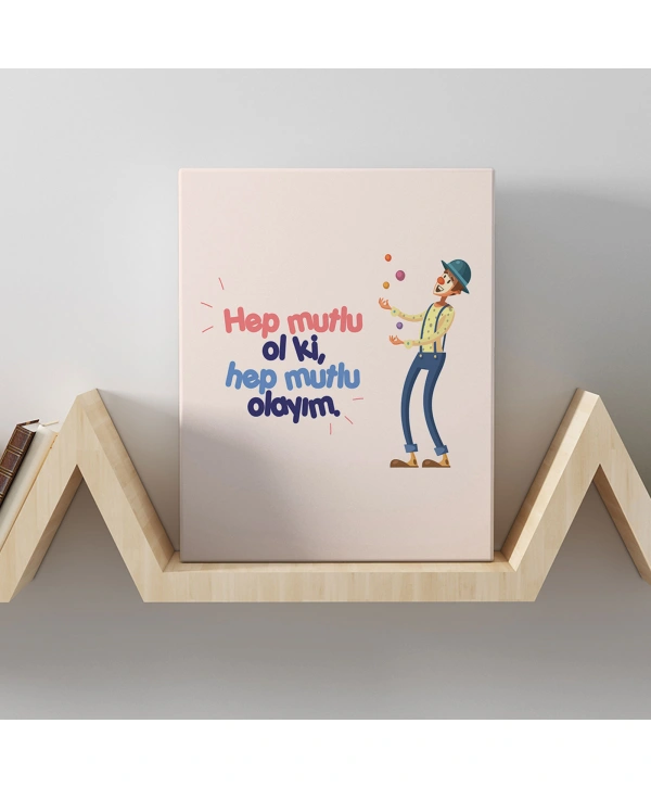 Romantik Tasarımlı Mini Kanvas Tablo - No18