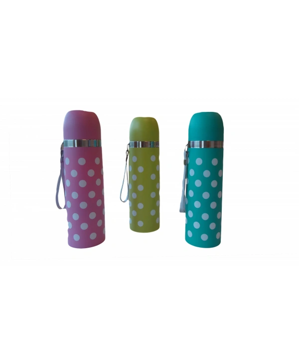 Sema Baby Puantiyeli Bebek Termosu 500 ml - Mavi