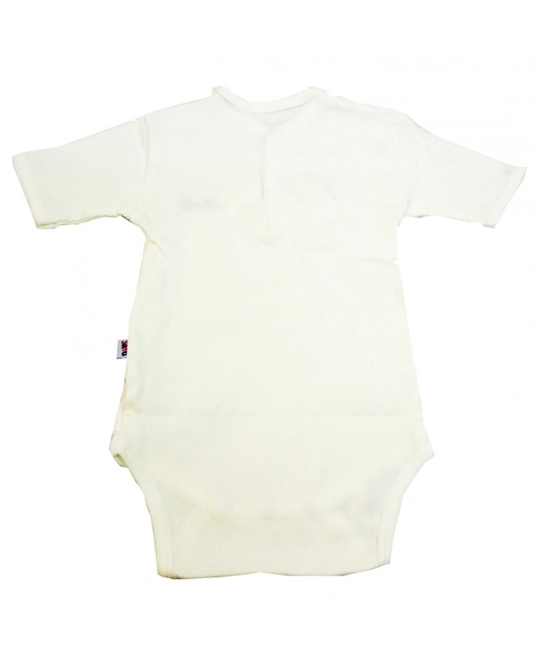 Sema Baby Yarım Kol Kaşkorse Badi (Body) - Ekru 0-6 Ay