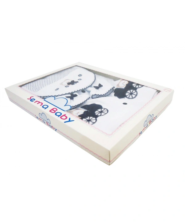 Sema Bebe 5li Premature Puanlı Set - Mavi